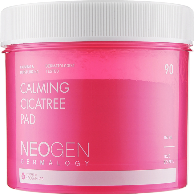 Очищающие гидрофильные пэды с центеллой и чайным деревом - Neogen Dermalogy Calming Cicatree Pad 90шт (887356-135028) 