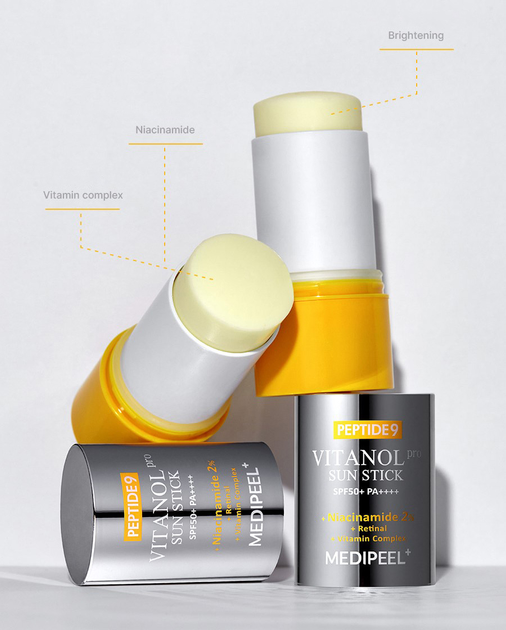Sztyft przeciwsłoneczny Medipeel Peptide 9 Vitanol Pro SPF50+ 23 ml (8809941822250) - obraz 2