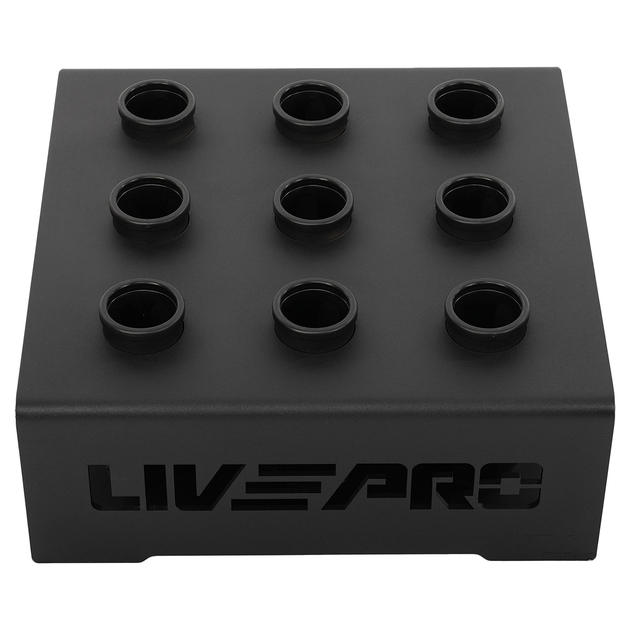 Стойка вертикальная для Олимпийских грифов на 9 штук LiveUp LP8874 - Фото 2 Стойка вертикальная для Олимпийских грифов на 9 штук LiveUp LP8874 - изображение 2