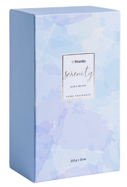 Zestaw zapachowy HOMLA Serenity Olejek zapachowy Aloe & Sea Salt 10 ml + Naturalne kryształy 210 g (5906496719288) - obraz 9