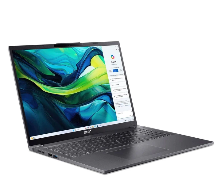 Ноутбук Acer Aspire 16 Ultra 5 115U/16GB/512/Win11 OLED (A16-71M || NX.J9XEP.003) - Фото 2 Ноутбук Acer Aspire 16 Ultra 5 115U/16GB/512/Win11 OLED (A16-71M || NX.J9XEP.003) - изображение 2