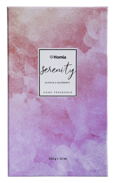 Zestaw zapachowy HOMLA Serenity Olejek zapachowy Quinice & Blueberry 10 ml + Naturalne kryształy 210 g (5906496719271) - obraz 9