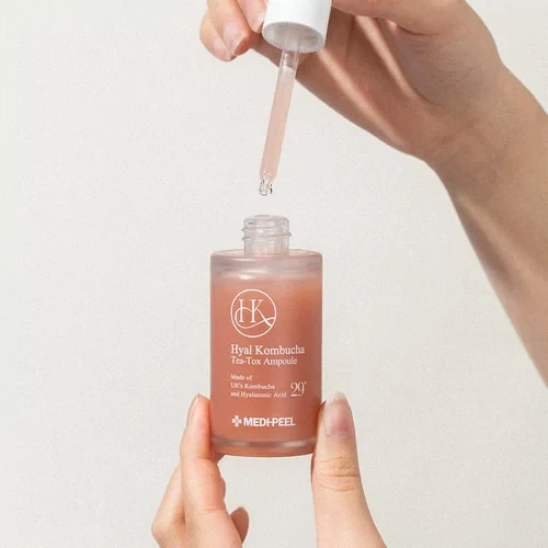 Сыворотка с комбучей для повышения эластичности кожи MEDI-PEEL Hyal Kombucha Tea-Tox Ampoule 50 мл - изображение 2