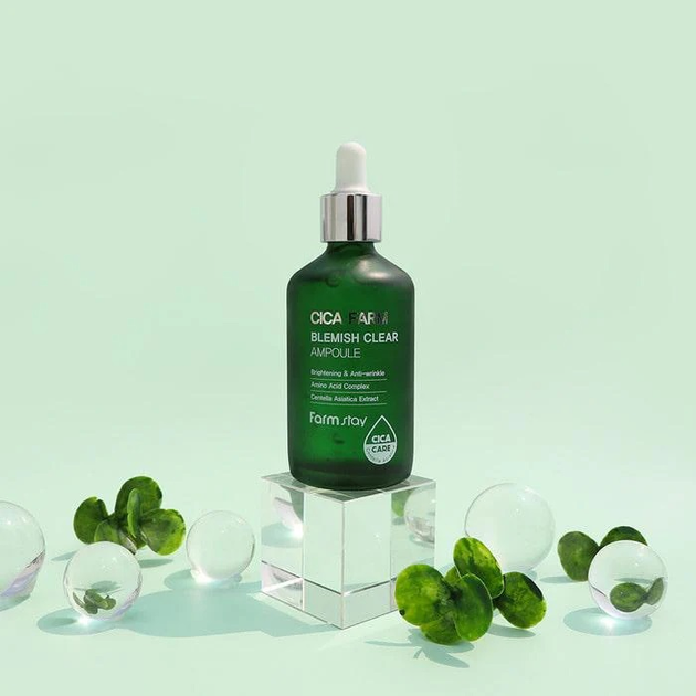 Сироватка для обличчя FarmStay Cica Farm Blemish Clear Ampoule 100 мл (8809635230439) - зображення 3