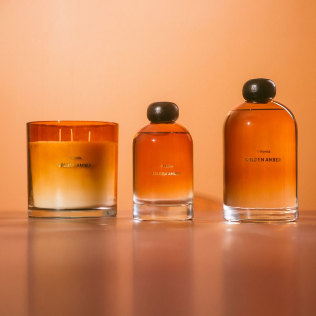 Аромадифузор HOMLA Glow Golden Amber 1000 мл (5906496740138) - зображення 6