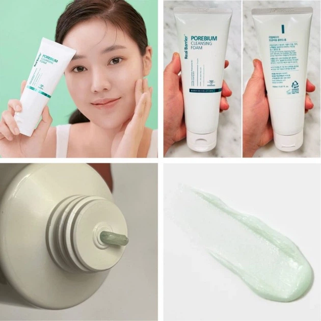 Ензимна пінка для глибокого очищення Real Barrier Porebium Cleansing Foam 150ml - Фото 3 Ензимна пінка для глибокого очищення Real Barrier Porebium Cleansing Foam 150ml - изображение 3