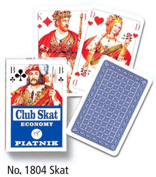 Карти гральні Piatnik Skat Economy, 32 карти 1804 - Фото 3 Карти гральні Piatnik Skat Economy, 32 карти 1804 - зображення 3