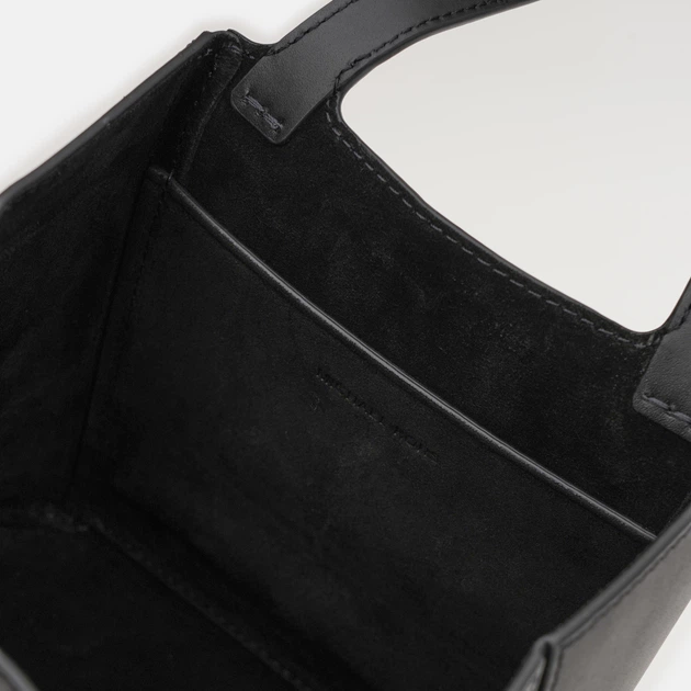 Сумка женская из натуральной кожи средняя Michael Kors Jordi 30F4T9JT5L-001 Черная (197853113701) - Фото 6 Сумка женская из натуральной кожи средняя Michael Kors Jordi 30F4T9JT5L-001 Черная (197853113701) - изображение 6