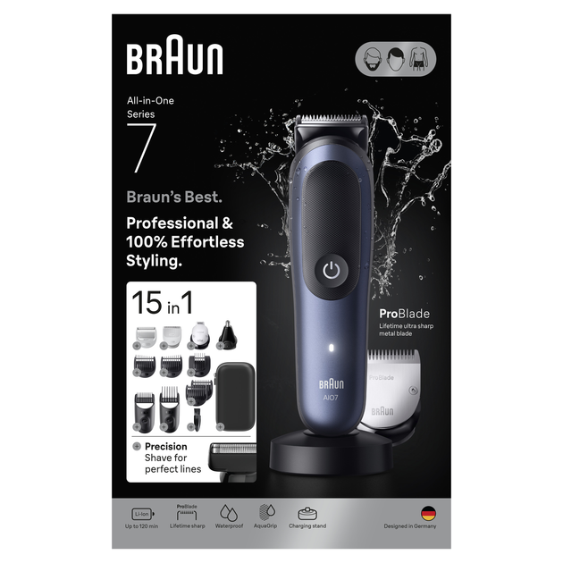 Триммер Braun All-in-One Series 7 AIO7580 (8700216429023) - изображение 7