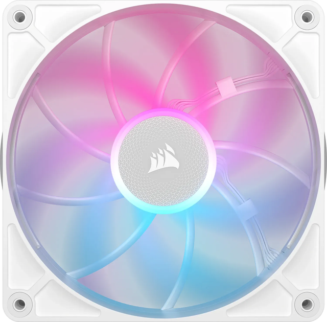 Wentylator Corsair iCUE LINK RX140 MAX RGB 140 mm White (CO-9051039-WW) - obraz 2