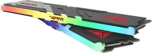 Пам'ять 16Gb x 2 (32Gb Kit) DDR5, 6000 MHz, Patriot Venom RGB, Black, 36-36-36-76, 1.35V, з радіатором (PVVR532G600C36K) - зображення 5