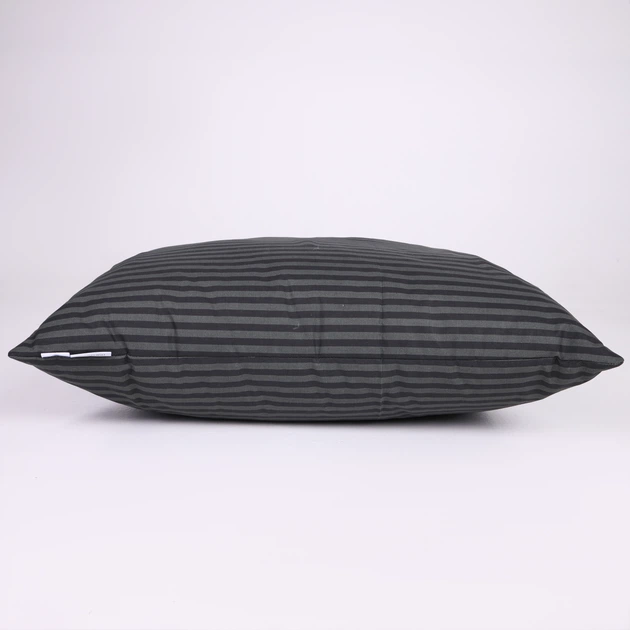 Набор подушек MirSon Сolor Fun Line 17-0611 Stripe Black № 0113 Хлопок средняя 50x70 см 2 шт (2200011158532) - Фото 3 Набор подушек MirSon Сolor Fun Line 17-0611 Stripe Black № 0113 Хлопок средняя 50x70 см 2 шт (2200011158532) - изображение 3