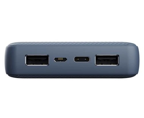 Универсальная мобильная батарея 20000 mAh, Trust Primo, Dark Blue, 15 Вт, 2xUSB / Type-C, кабель USB - microUSB (25026) - изображение 4
