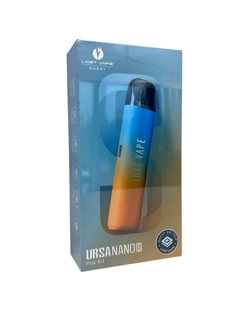 Pod-система Lost Vape Ursa Nano S Pod Kit (Cyan Orange) - Фото 1 Pod-система Lost Vape Ursa Nano S Pod Kit (Cyan Orange) - изображение 1