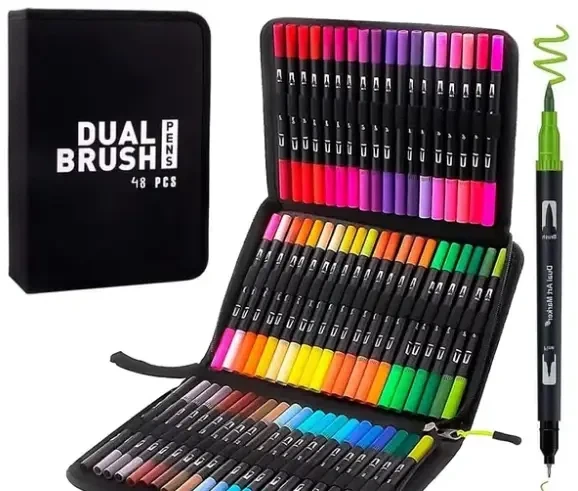 Акварельні маркери із сумкою для малювання Color pencil AND 48 CD - Фото 1 Акварельні маркери із сумкою для малювання Color pencil AND 48 CD - изображение 1