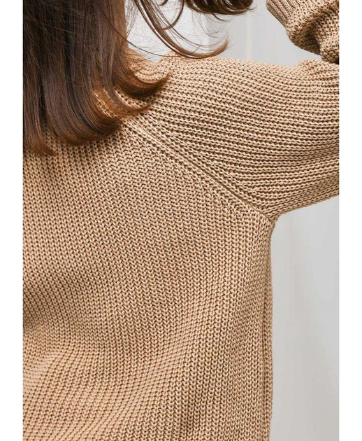 Джемпер для девочки Mari ART KNIT бежевый, 140-146см 027437 - Фото 2 Джемпер для девочки Mari ART KNIT бежевый, 140-146см 027437 - изображение 2