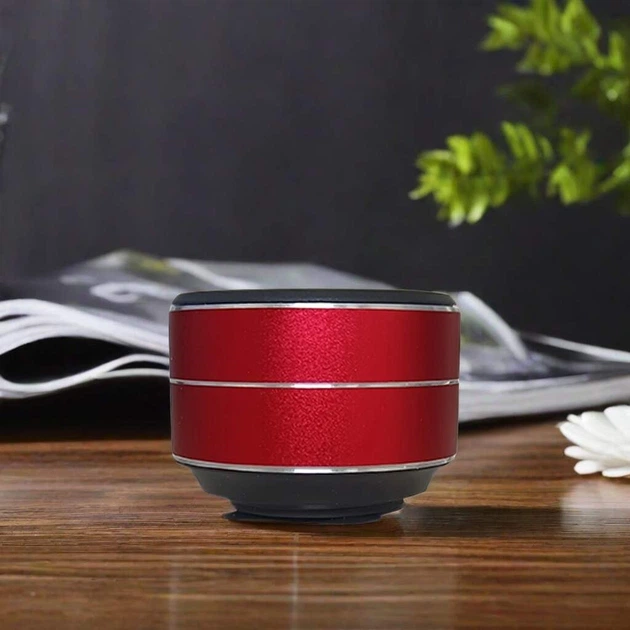 Вібраційна Bluetooth міні колонка 3W / BT 5.3 / TWS / з ремінцем Silver - зображення 13