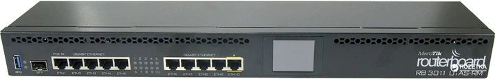 Маршрутизатор MikroTik RB3011UiAS-RM - Фото 1 Маршрутизатор MikroTik RB3011UiAS-RM - изображение 1
