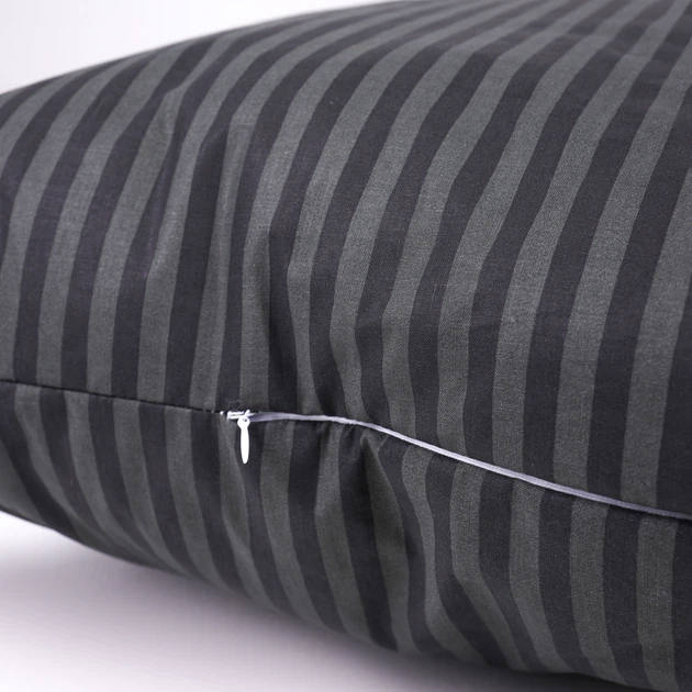 Набор подушек MirSon Сolor Fun Line 17-0611 Stripe Black № 0116 с эвкалиптовым волокном средняя 50x70 см 2 шт (2200011158716) - изображение 4