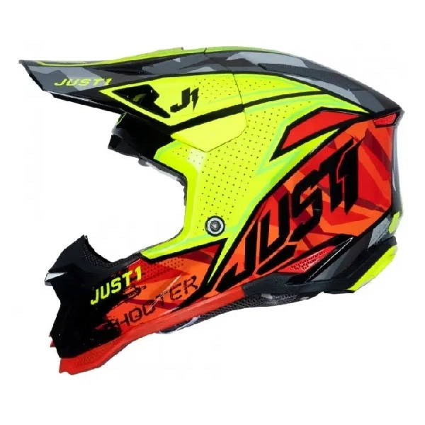 Мотошлем Just1 J40 Shooter Camo Red Black - XS - изображение 2