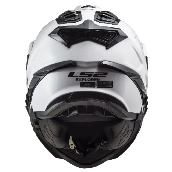 Мотошолом LS2 MX701 Explorer Solid White - XL - Фото 3 Мотошолом LS2 MX701 Explorer Solid White - XL - зображення 3