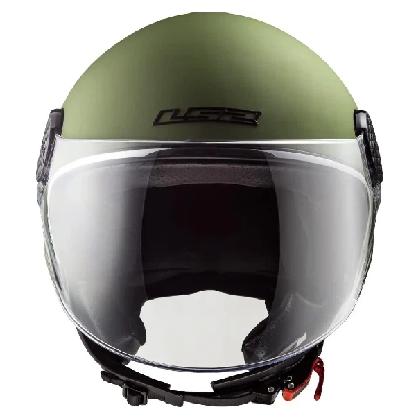 Мотошолом LS2 OF558 Sphere 2 Solid Matt Military Green - XS - зображення 2