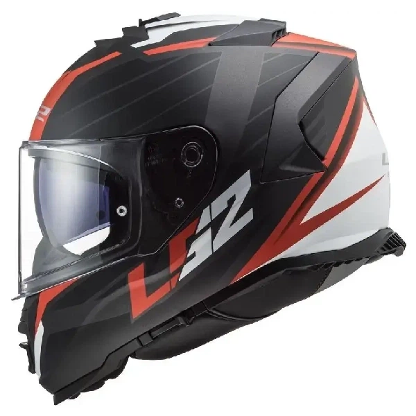 Мотошолом LS2 FF800 Storm 2 Nerve Matt Black Red - S - зображення 2