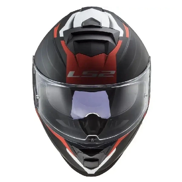 Мотошолом LS2 FF800 Storm 2 Nerve Matt Black Red - S - зображення 3