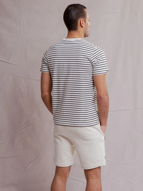 Футболка хлопковая длинная мужская U.S. Polo Assn 11A530-2100A(VANILLA PREP a530) XL Ванильная (786660171839) - изображение 5