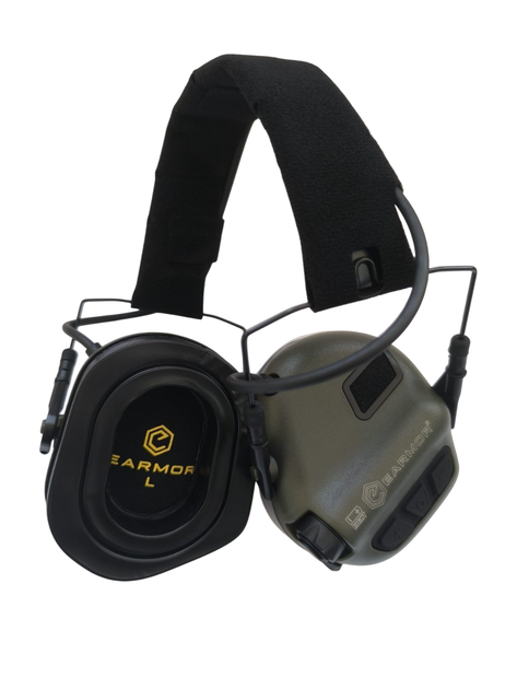 Тактические наушники EARMOR M31 PLUS Олива - изображение 2