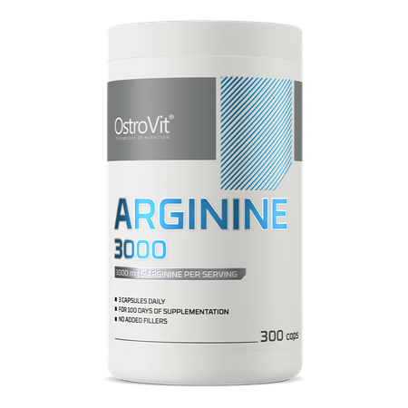 Л-Аргінін OstroVit (Arginine) 3000 мг 300 капсул - зображення 2