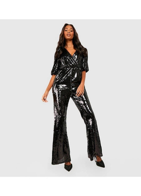 Комбинезон boohoo 38 Черный GZZ27231_09 - Фото 1 Комбинезон boohoo 38 Черный GZZ27231_09 - изображение 1