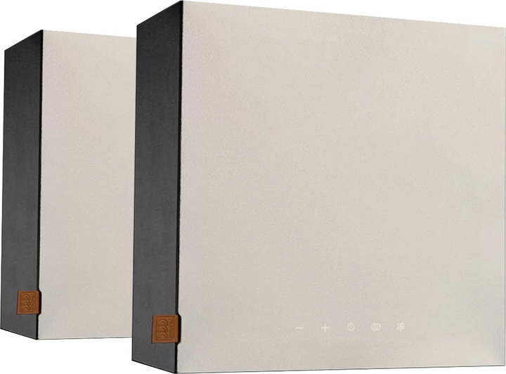 Пара активних Hi-Fi Bluetooth-колонок Morel Högtalare White Minimal (HOGTALARE PAIR - BLACK CABINET WITH WHITE GRILL (EU)) - зображення 1