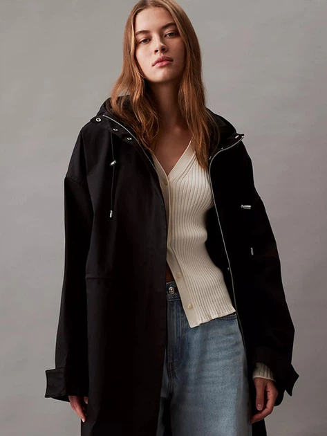 Плащ женский Calvin Klein 726303997 XL Черный (1159809783) - изображение 4