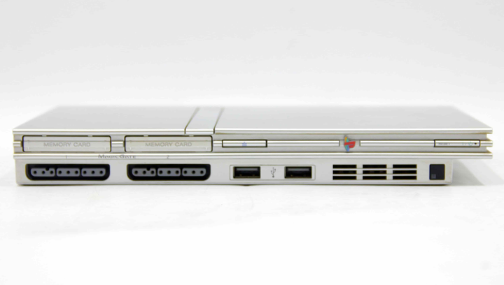 Набор Консоль Sony PlayStation 2 Slim SCPH-7xxx Limited Edition Free MC Boot 16GB Silver Б/У + Геймпад Проводной RMC Black - Фото 3 Набор Консоль Sony PlayStation 2 Slim SCPH-7xxx Limited Edition Free MC Boot 16GB Silver Б/У + Геймпад Проводной RMC Black - изображение 3