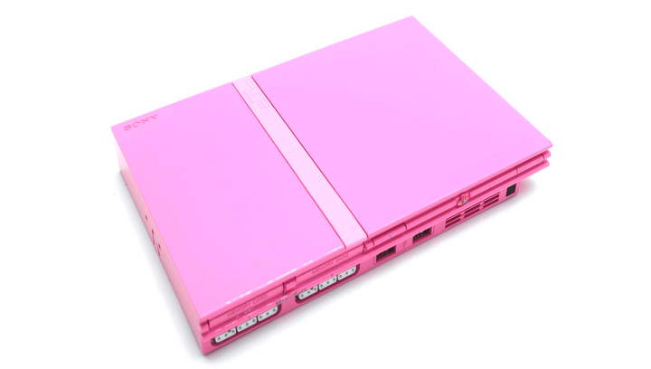 Набор Консоль Sony PlayStation 2 Slim SCPH-7xxx Limited Edition Chip Pink Б/У + Геймпад Проводной RMC Black - Фото 3 Набор Консоль Sony PlayStation 2 Slim SCPH-7xxx Limited Edition Chip Pink Б/У + Геймпад Проводной RMC Black - изображение 3