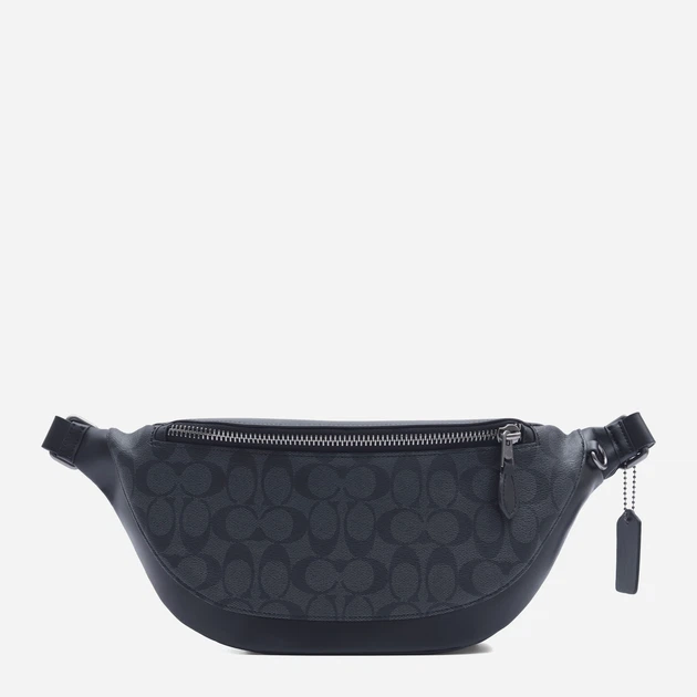 Сумка на пояс бананка мужская из натуральной кожи Coach Warren Belt Bag BG-COA-5 Черная (193971332642) - Фото 1 Сумка на пояс бананка мужская из натуральной кожи Coach Warren Belt Bag BG-COA-5 Черная (193971332642) - изображение 1