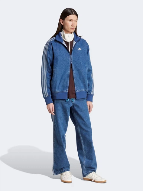 Толстовка на молнии мужская Adidas Originals Denim Fb Tt Jc6233
