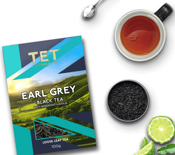 Чай чёрный крупнолистовой индийский с бергамотом TET Earl Grey 100 г — насыщенный вкус с цитрусовой ноткой - Фото 4 Чай чёрный крупнолистовой индийский с бергамотом TET Earl Grey 100 г — насыщенный вкус с цитрусовой ноткой - изображение 4