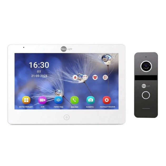 Комплект видеодомофона NeoLight NeoKIT IP Pro WF 10 - Фото 1 Комплект видеодомофона NeoLight NeoKIT IP Pro WF 10 - изображение 1