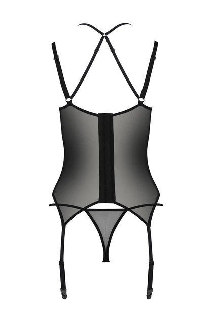 Комплект Passion DROSERA CORSET L/XL Чорний (SX0476) - изображение 4
