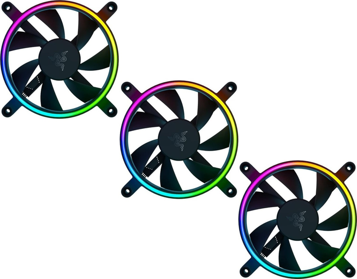 Zestaw wentylatorów Razer Kunai Chroma ARGB 140 mm 3-Pack (RC21-01810200-R3M1) - obraz 2