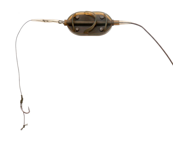 Готовая оснастка на лидкоре Carp Pro Flat Method Feeder №6 80г - изображение 2