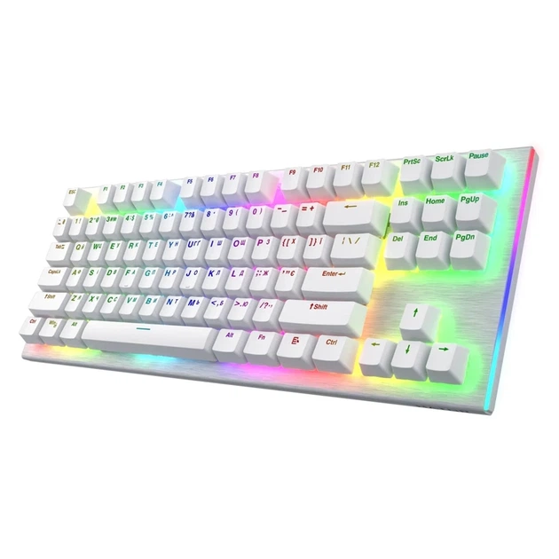 Клавіатура HATOR Gravity X TKL Aurum Orange Linear White (HTK551UA) - Фото 2 Клавіатура HATOR Gravity X TKL Aurum Orange Linear White (HTK551UA) - изображение 2