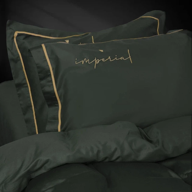 Простынь MirSon Imperial Satin Emerald 110x160 см (2200008576493) - Фото 3 Простынь MirSon Imperial Satin Emerald 110x160 см (2200008576493) - изображение 3