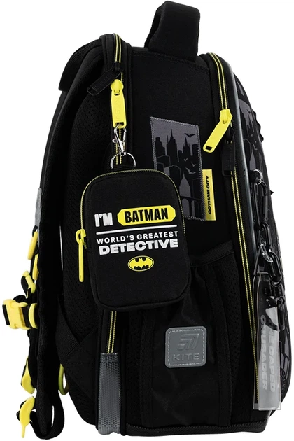 Шкільний набір Kite Education DC Batman 3 предмети (SET_DC25-555S) - зображення 5