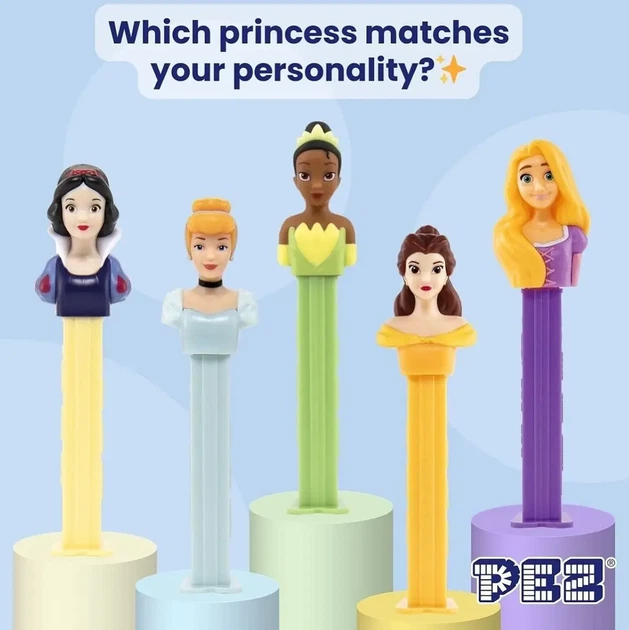 Диспенсер із цукерками PEZ Disney Princess Collection Snow white (Білосніжка) 17 г - зображення 2