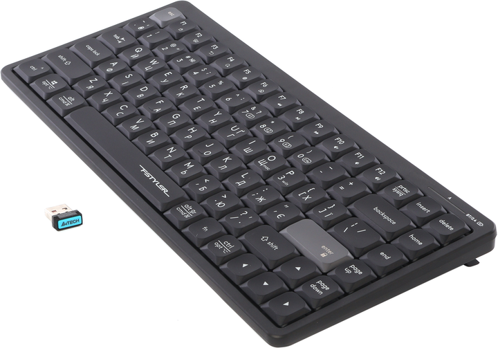 Клавіатура бездротова A4Tech FBX53C Wireless/Bluetooth Black (4711421001908) - зображення 5