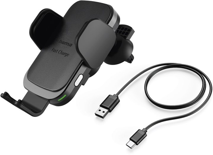 Автотримач Hama FC10 Motion Qi Car Charger (4047443488008) (955555910302478) - Уцінка - зображення 2