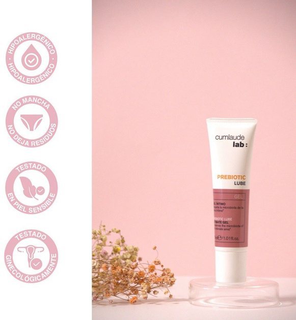 Гель для інтимної гігієни Cumlaude Lab Prebiotic Lube лубрикант профілактично-захисний 30 мл (8428749000266) - зображення 5